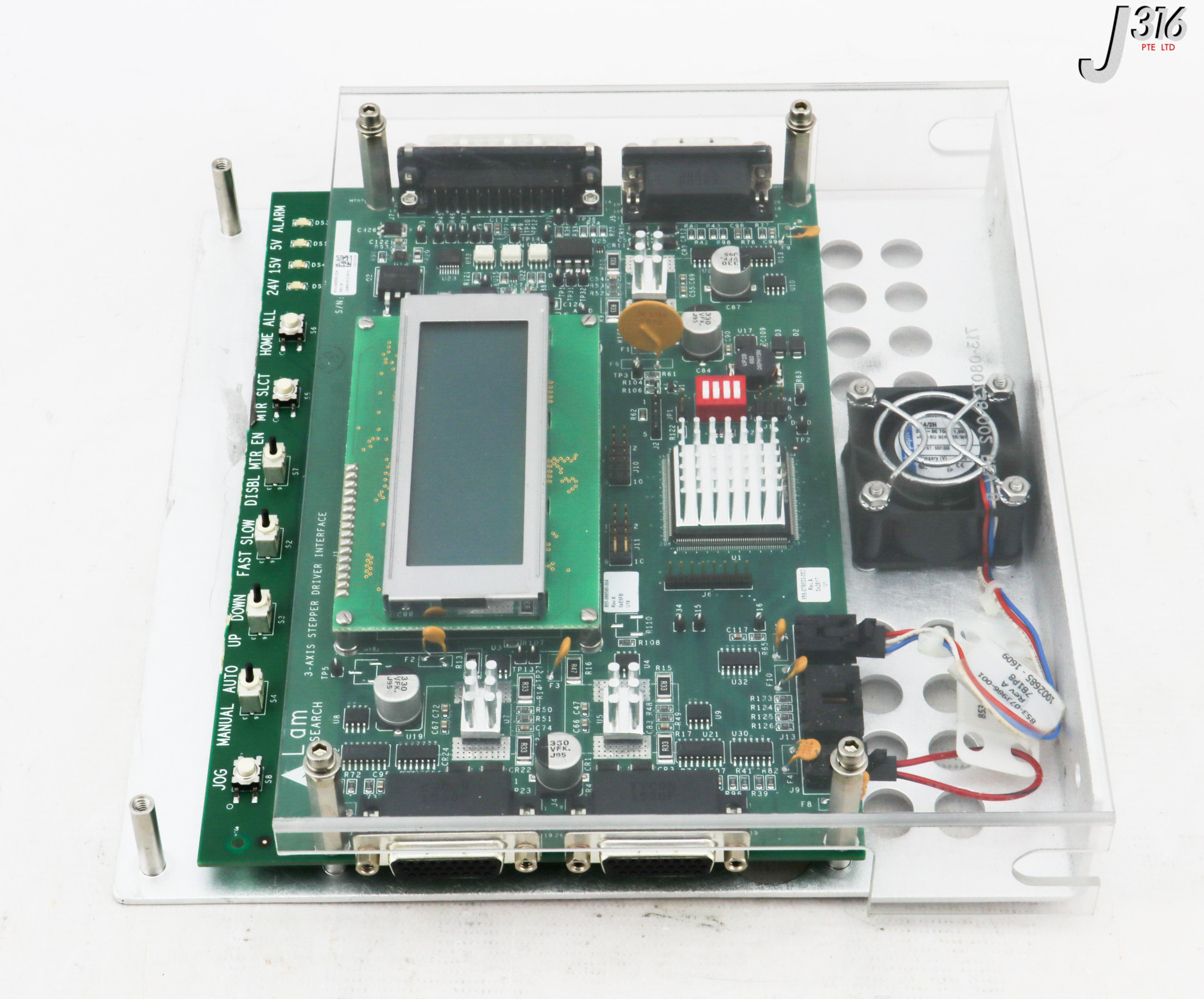 HD 33547 LAM RESEARCH PCB ENCLOSURE, 3-AXIS STEPPER DRIVER INTERFACE